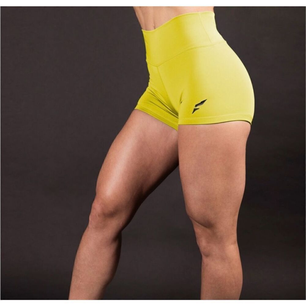 Flag Nor Fail Vivid V2 shorts size small lime yellow green new with tags